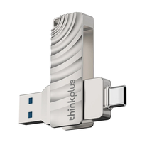 Lenovo ThinkPlus MU232 USB3.2 Dual Interface Flash Drive Type-A+Type-C 256G/128G/64G 100MB/s Fast Speed U Disk Pendrive