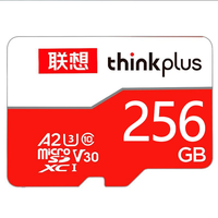 Lenovo Thinkplus TF Memory Card 256GB/128GB/64GB Class10 A2 U3 V30 High Speed Smart Card for Phone Tablet Camera Surveil