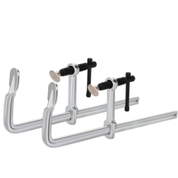 Light-Duty Drop Forged Steel Bar Clamps F Clamps 160x60mm/300x60mm for Welding Woodworking Metalworking DIY Crafts