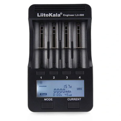 LiitoKala Lii-500 LCD Screen
Display SmartestLithium And
NiMH Battery Charger 18650
26650