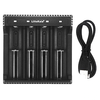 LiitoKala Lii-L4 3.7V 18650 Charger Li-ion Battery USB Independent Charging Portable High Power Discharge for 26650, 2170
