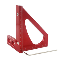 Line Ruler Woodworking Measuring Ruler Triangle Square Angle Measuring Tool Precision Accurate Triangle Ruler Tri-square