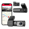 LINGDU D600 HD Dual Lens Dash Cam Wifi Wide Angle Motion Detection 4K+1080P Front Rear Driving Recorder Night Vision