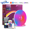 LIXINCORDA Smart LED RGB Neon Strip Lights Bluetooth Color Changing Lights LED Silicone Neon Strip Lights WiFi+Bluetooth