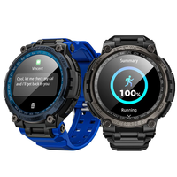 LOKMAT ATTACK MAX 1.53inch HD Screen Compass AI Voice Assistant 5ATM&IP68 Waterproof bluetooth Call Heart Rate Blood Pre