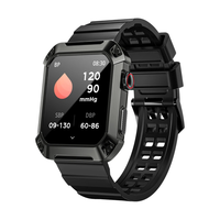 LOKMAT OCEAN 2 Pro 1.85 inch HD Screen bluetooth Call Heart Rate Blood Pressure SpO2 Monitor 450mAh Voice Assistant 100+