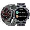 LOKMAT ZEUS 4 PRO 1.43inch AMOLED Display 5ATM Waterproof AI Voice Assistant bluetooth Call Heart Rate Blood Pressure Bl