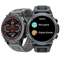 LOKMAT ZEUS 4 PRO 1.43inch AMOLED Display 5ATM Waterproof AI Voice Assistant bluetooth Call Heart Rate Blood Pressure Bl