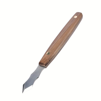 Long Neck Marking Knife Carbon Steel Blade 60 Degree Angle Solid Wood Handle Precise Cutting Professional Woodworking To