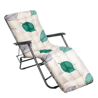 Lounge Chair Cushion Tufted Soft Deck Chaise Padding Outdoor Patio Pool Recliner