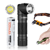 Lumintop L1 Rotating Flashlight 900 Lumen 126 Meters L Flashlight 90 Degree Change 14500 Flashlight with Magnetic Tail C
