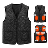 M-5XL USB Heating Vest Winter Warm Heated Parkas 8 Zones Electric Heated Vest Motorcycle Warm Jacket Coat