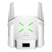 M-A18 1200Mbps Dual Band WiFi Wireless Repeater Wall-through Strong WiFi Booster 2.4GHz&5GHz WiFi Amplifier with Four An