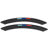 M-Color Sport Wheel Eyebrow Arch Lips Fender Guard Protector Strip Trim Universal