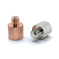 M10 to 3/8 Adapter Nickel Plated Copper Connector Compatible with JPC12 Short Wave Antenna Accessories for Optimal Conne