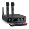 M12 Pro bluetooth Audio Receiver Transmitter with LED Digital Display AUX RCA Coaxial Optical RGB Light HiFi DSP Wireles