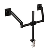 M13-2 Dual Armed Monitors Stand Adjustable Height and Angle Universal Desktop Arm Mount Bracket for 17-32 inch Screen Mo