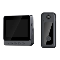 M13 Video Doorbell 4.3-Inch Screen bluetooth Connection 170° Wide Angle Night Vision Automatic Recording High Definition