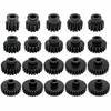 M1.5 8mm RC Car Motor Gear Black Hardened Steel Metal Pinion for 1/5 1/6 XMAXX LOSI ARRMA HW 56113 7012 RC Model Car Par