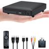 M218 Home DVD Player 1080P High Definition CD/ DVD/VCD/SVCD Player with Remote Control AV HD USB Output for PC Monitor S