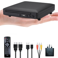M218 Home DVD Player 1080P High Definition CD/ DVD/VCD/SVCD Player with Remote Control AV HD USB Output for PC Monitor S
