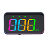 M2s Speedometer HUD Car Head-up Display Car Beidou GPS Tester Multi-function HD Display Projector for Most Car Models Mu