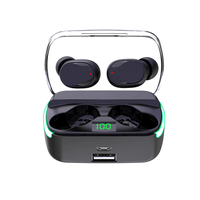 M60 TWS bluetooth 5.3 Earphone 8D Stereo ACC Decoding 400mAh Battery LED Digital Display In-ear Sports Headphone