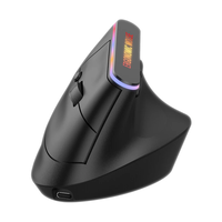 M820 Ergonomic Vertical Wireless Mouse 800-1600DPI 2.4G/bluetooth Dual Mode Rechargeable Mute Mice for PC Laptop Compute