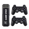 M9 4K Game Stick with Dual 2.4G Wireless Gamepad 64G Built-in 35500+ 3D Games 40+ Simulators Mini Retro Handheld Game Pl