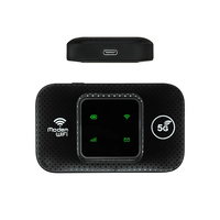 M9S 4G Portable WiFi Router 150Mbps High-Speed Portable 3000mAh Battery Plug-and-Play LCD Display Travel Mobile Hotspot