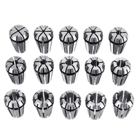 Machifit 15pcs ER11 1mm to 7mm Spring Collet SetCollet Chuck for CNC Milling Lathe Tools