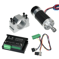 MACHIFIT ER11 48V DC 500W High-Speed Cooling Brushless Spindle Motor for Engraving PCB Drilling,  Low Noise,  High Torque