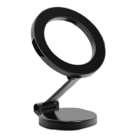 Magnetic Car Phone Holder Strong Magnet 360° Rotary Zinc Alloy Folding Car Dashboard Navigation Mount Stand for iPhone 1