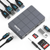MAIWO 11-in-1 USB-C Hub with 10Gbps M.2 NVMe SATA SSD Enclosure 4K@60Hz / 100W PD / USB3.1 Gen2 / USB2.0 / RJ45 1000Mbps