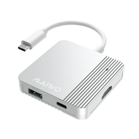 MAIWO 5-in-1 Type-C Docking Station USB Adapter with USB2.0 / USB3.2 / Type-C PD / Type-C / HD Multi-ports Hubs Splitter