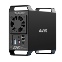 MAIWO Dual Bay 3.5-inch HDD Disk Array Hard Drive Box RAID Array Box SATA To USB 3.0 Disk External Box Four RAID Modes w