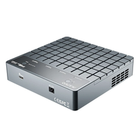 MAIWO K2024 4 Bay M.2 NVMe SSD Enclosure with USB4 Port 40Gbps High Speed SSD Case with Colling Fan Support 1-to-3 Offli