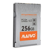 Maiwo M6 CFexpress Type-B Memory Card 3751MB/s Read 2943MB/s Write 2TB/1TB/512GB/256GB Capacity PCIe NVMe 4.0 for Nikon