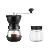 Manual Coffee Grinder with Adjustable Grind Size and Storage Jar for Coffee Powder Coffee Grounds