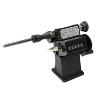 Manual Coil Winder Counter Machine Cast Iron Frame Steel Gear Wire Diameter 02-26mm Mechanical Winding Tool Reliable Com