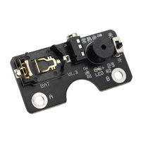 Manual Morse Key Trainer Compact Portable LED Audio-Vision Feedback Supports Vertical Horizontal Paddles Mechanical Keys