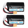 MARSLIPO 14.8V 1380mAh 180C 4S Lipo Battery XT60 Plug for GEPRC Cinebot30 HD Darwinfpv CineApe35 FPV Racing Drone