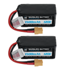 MARSLIPO 14.8V 1500mAh 120C 4S Lipo Battery XT60 Plug for RC Drones