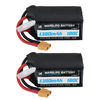 MARSLIPO 22.2V 1380mAh 180C 6S Lipo Battery XT60 Plug for iFlight Nazgul XL5/DC5 SpeedyBee Master 5 V2 FPV Racing Drone