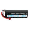 MARSLIPO 7.4V 6000mAh 60C 2S Lipo Battery T Plug with XT60 Adapter for RC Model