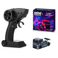 MCARRO MC081 1:87 Mini RC Car Support App Remote Controlled LED Light Vehicle Desktop Toys Model Collection Gift For Boy