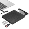 Mechzone T9 External Optical Drive USB3.0 Type-C External CD Burner Multi-functional High Speed CD/DVD Player TF/SD Card