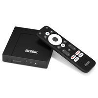 Mecool KM9 PRO MAX 2+32G Android 12 GTV Smart TV Box Quad-core ARM Cortex A55 Support 2.4G/5G WiFi & BT5.0 Media Player
