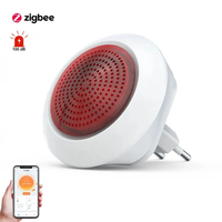 Meian Tuya 100dB Siren Alarm Wireless Siren Alarm Linkage Security Protection Control Via Smart Life APP ZigBe 3.0 Gatew