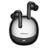 MEIZU Mblue AR09 TWS bluetooth 5.4 Earbuds Wireless ANC Earphone -28dB Noise Cancelling+ENC Noise Reduction 10mm Driver